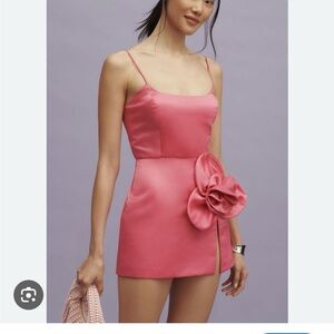 NWT Delfi Collective Satin Mini Dress Sz Medium